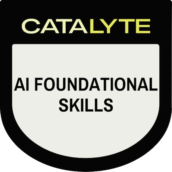 AI Foundational Skills certification badge