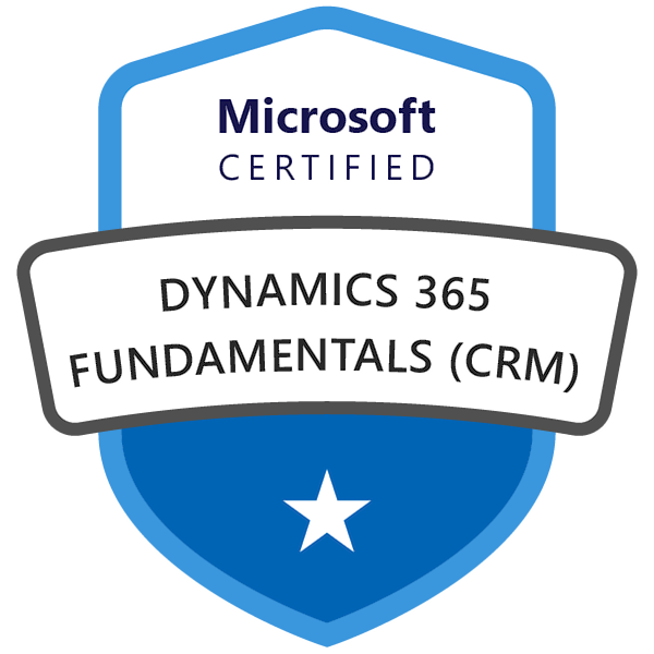 Dynamics 365 Fundamentals certification badge